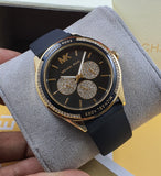 Michael Kors Women’s Quartz Silicone Strap Black Dial 40mm Watch MK6944