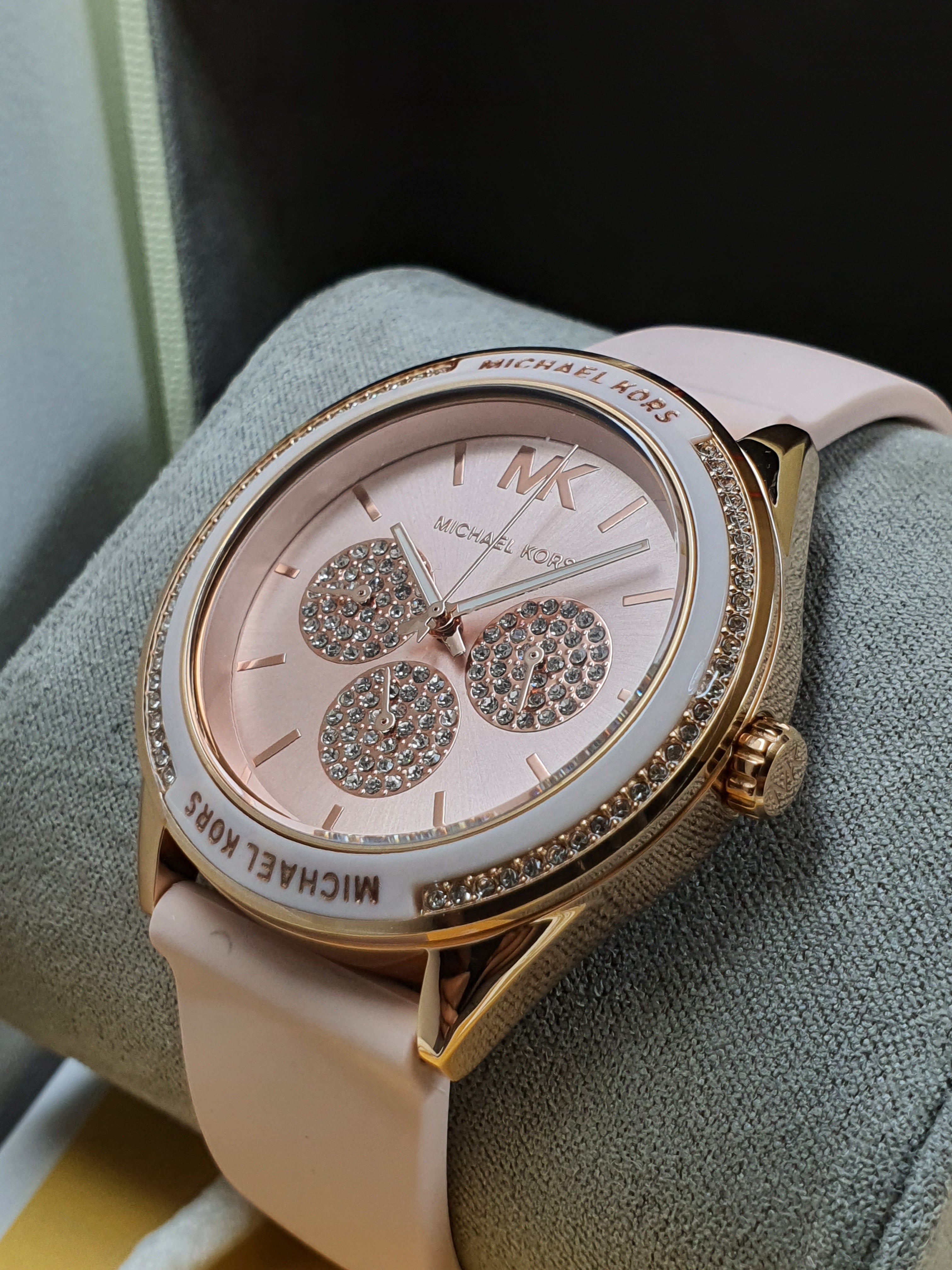 Michael Kors Leather Pink Original Watch Strap MK2590