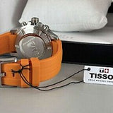 Tissot mens Seastar 660/1000 Stainless Steel Casual Watch Orange T1204171705101