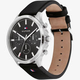 Tommy Hilfiger Ryder Black Dial & Strap Watch