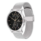 Tommy Hilfiger Men’s Quartz Stainless Steel Black Dial 44mm Watch 1791610