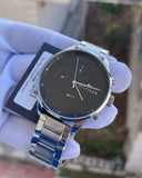 Tommy Hilfiger Men’s Quartz Stainless Steel Black Dial 44mm Watch 1791485