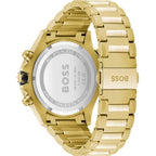 BOSS Chronograph Quartz Watch for Men with Gold Coloured Stainless Steel Bracelet - 1513932