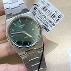 Tissot Mens Tissot PRX 316L Stainless Steel case Quartz Watch, Grey, Stainless Steel, 12 (T1374101109100)