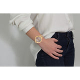 Michael Kors Women’s Quartz Two-Tone Stainless Steel Pink Dial 38mm Watch MK3633