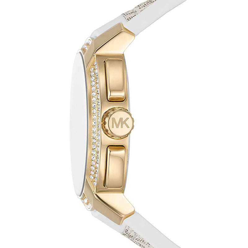 Michael Kors Women’s Quartz White Silicone Strap White Dial 42mm Watch MK7221