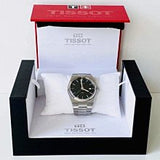 Tissot mens PRX 316L stainless steel case Dress Watch Grey T1374101105100