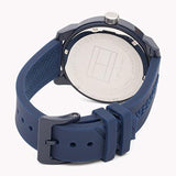 Tommy Hilfiger Men’s Quartz Silicone Strap Blue Dial 44mm Watch 1791482