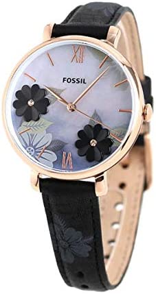 [Fossil] FOSSIL Jacqueline 1.4 inches (36 mm) Floral Pattern Quartz Ladies Watch Hover Image