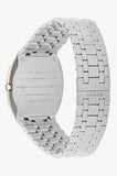 Gucci Men’s Swiss Made Quartz Silver Stainless Steel Champagne Dial 38mm Watch YA163405