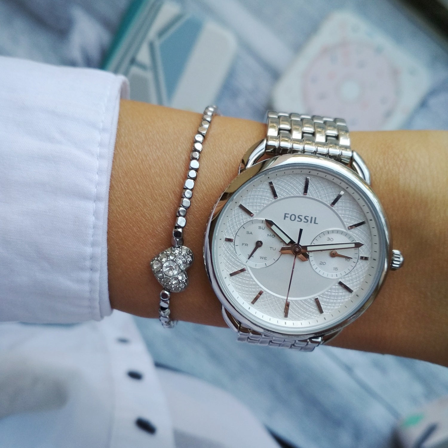 Stainless Steel Watch Es3712 Fossil Tailor Es3712 Fossil Women's