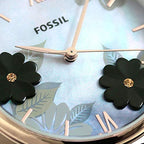 [Fossil] FOSSIL Jacqueline 1.4 inches (36 mm) Floral Pattern Quartz Ladies Watch