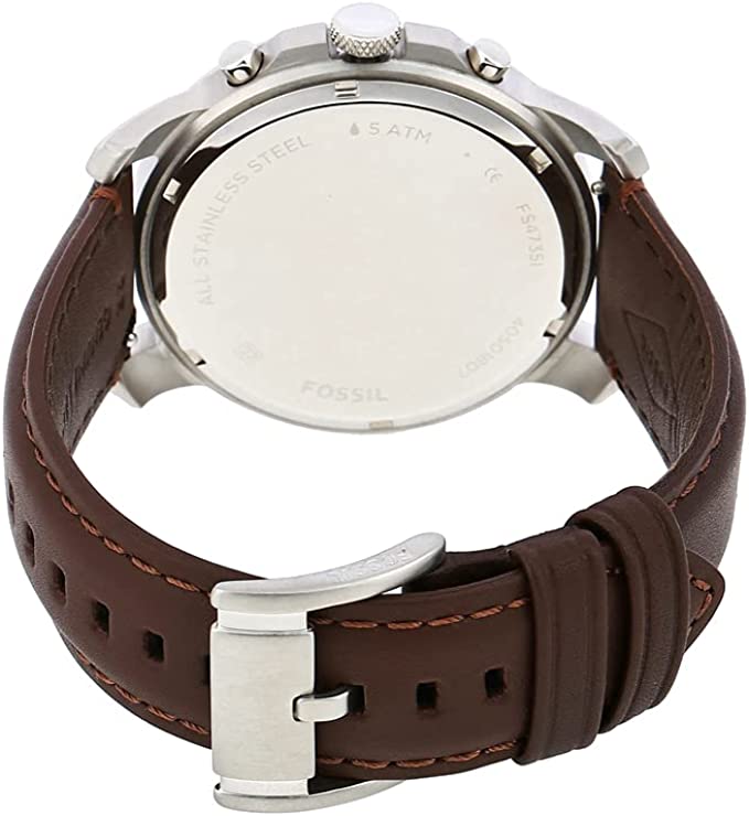 Fossil Men's Grant Stainless Steel Quartz Chronograph Watch FS4735 (WITHOUT TAG)