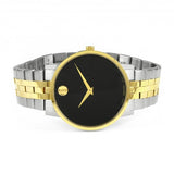 Movado Men's Museum Two Tone Watch with a Concave Dot Museum Dial,(Model 607200)