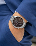 Tommy Hilfiger Analogue Multifunction Quartz Watch for Men with Silver Stainless Steel Bracelet - 1791707