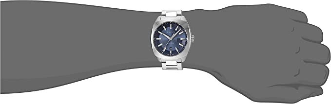 Gucci Men’s Quartz Stainless Steel Blue Dial 41mm Watch YA142303