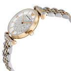 Emporio Armani AR8031 Women’s Analog Two Tone Stainless Steel White Dial 32mm Watch