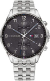 Tommy Hilfiger Analogue Multifunction Quartz Watch for Men with Silver Stainless Steel Bracelet - 1791707