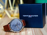 Tommy Hilfiger Men's Analogue Quartz Watch with Leather Strap 1791710