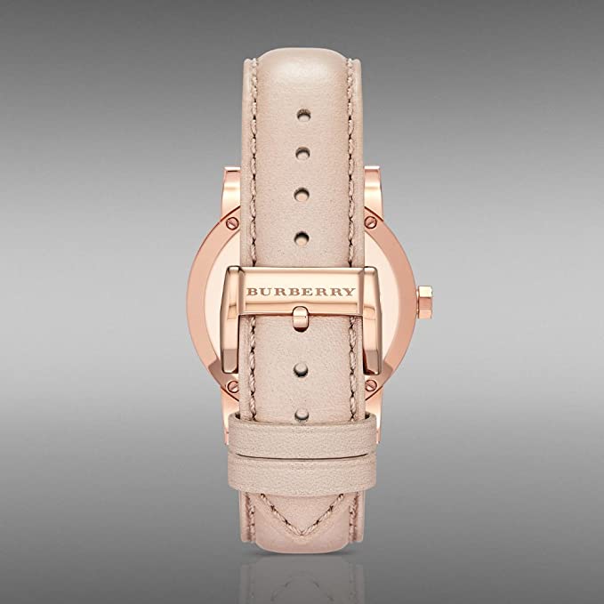 BURBERRY BU9131 Women's Leather Strap Wrist Watch