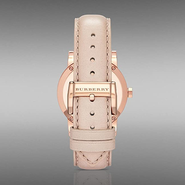 BURBERRY BU9131 Women's Leather Strap Wrist Watch Main Image
