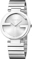 Gucci Women's Silver Dial Stainless Steel Band Watch [YA133308]