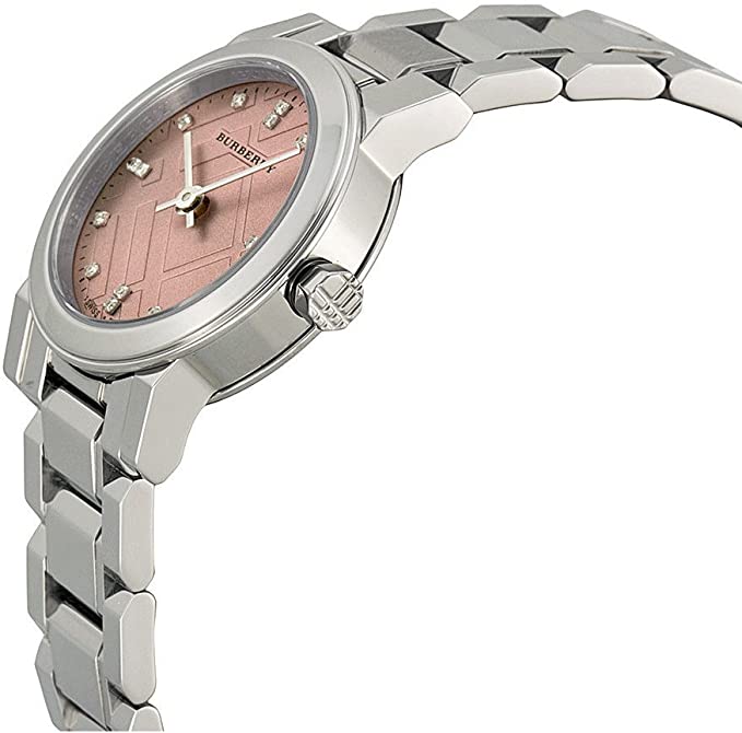 Burberry BU9223 – Wristwatch Women's, Stainless Steel Silver Strap