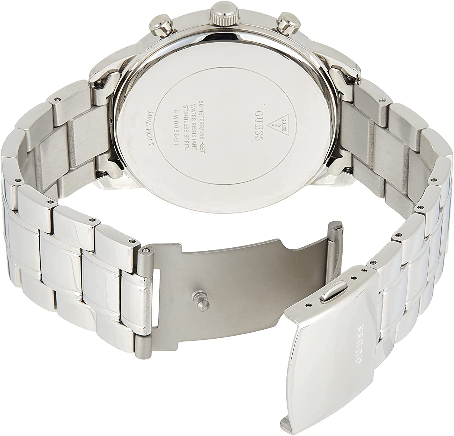 GUESS Analog Silver Dial Men's Watch-GW0066G1