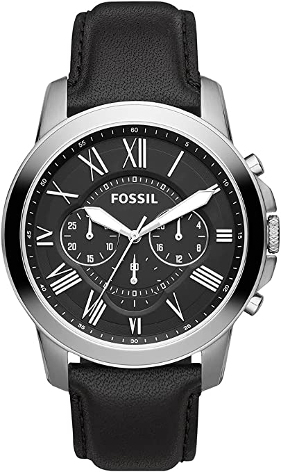 Fossil Men's Grant Stainless Steel Quartz Chronograph Watch FS4812