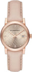 BURBERRY BU9131 Women's Leather Strap Wrist Watch