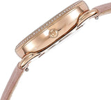 Fossil Women's Tailor Quartz Stainless Steel and Leather Casual Watch, Color: Rose Gold, Pink (Model: ES4393)
