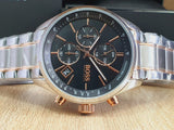 Hugo Boss Men’s Chronograph Quartz Stainless Steel Black Dial 44mm Watch 1513473