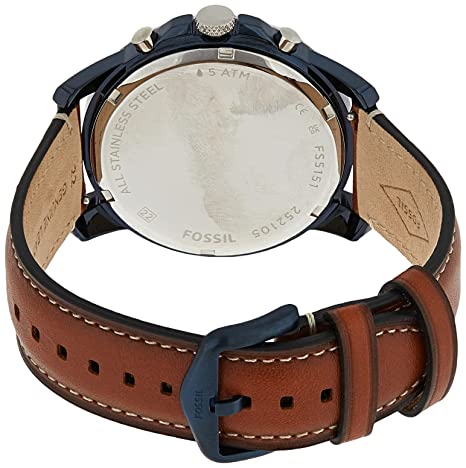 Fossil Grant Analog Blue Dial Men's Watch-FS5151