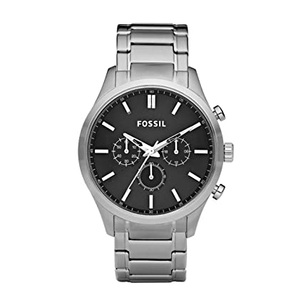 Fossil Women’s Quartz Stainless Steel Black Dial 40mm Watch BQ1748 Hover Image
