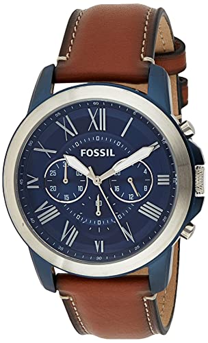 Fossil Grant Analog Blue Dial Men's Watch-FS5151 Hover Image