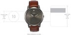 Fossil The Minimalist 3h Analog Grey Dial Men's Watch-FS5479
