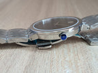 Movado Men’s Swiss Made Quartz Stainless Steel Black Dial 39mm Watch 0607057