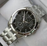 Tissot mens Couturier Chrono Quartz stainless-steel Dress Watch Grey T035.617.11.051.00