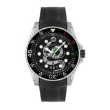 Gucci Men’s Quartz Swiss Made Silicone Strap Black (King Snake) Dial 45mm Watch YA136217