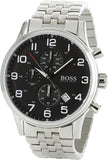 Hugo Boss Men's 1512446 H2006 Chronograph Black Dial Stainless-Steel Watch
