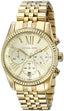 MICHAEL KORS Lexington Chronograph Champagne Dial Ladies Watch MK5556