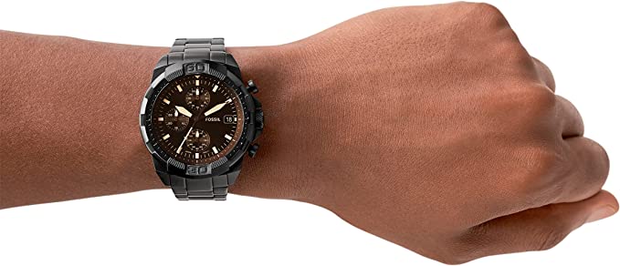 Fossil Men's Bronson Stainless Steel Quartz Dress Chronograph Watch