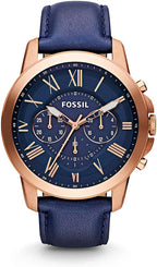 Fossil Men's Grant Stainless Steel Quartz Chronograph Watch FS4835