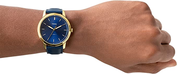 Fossil Men's Minimalist Stainless Steel Slim Casual Watch FS5789
