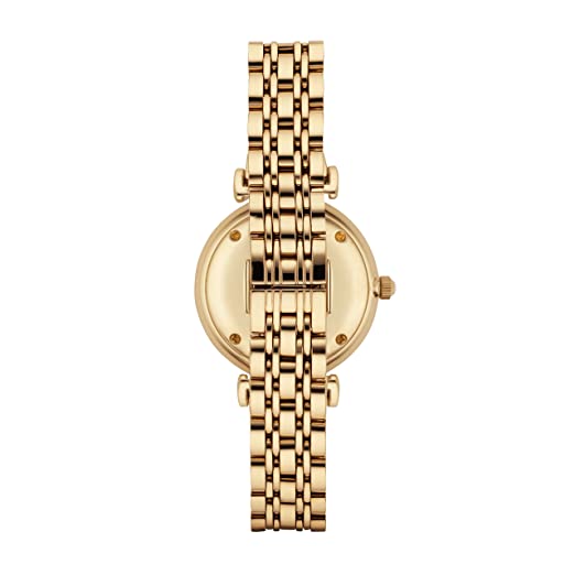Emporio Armani Women’s Analog Stainless Steel Silver Dial 32mm Watch AR1877