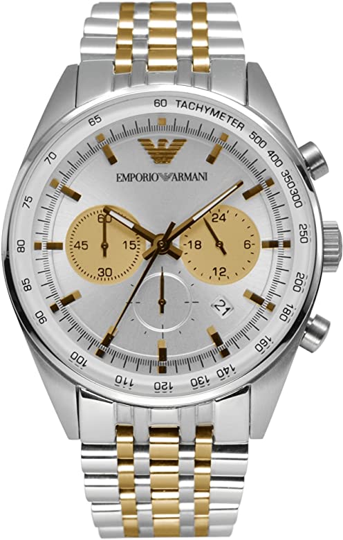 Emporio Armani AR6116 Men's Watch Chronograph Quartz Stainless Steel