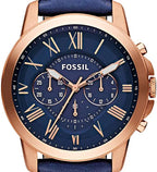 Fossil Men's Grant Stainless Steel Quartz Chronograph Watch FS4835