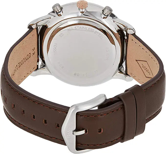 Neutra Chronograph Light Brown Leather Watch (Model: FS5408)