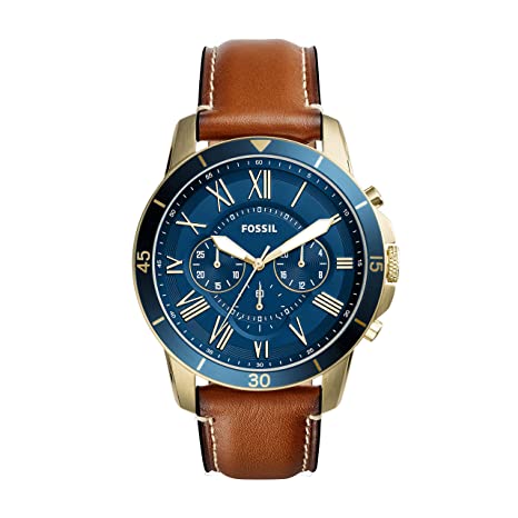 Fossil Analog Blue Dial Men's Watch-FS5268