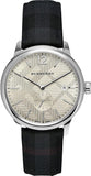 Burberry Men's BU10008 Check Stamped Round Dial Watch, 40mm
